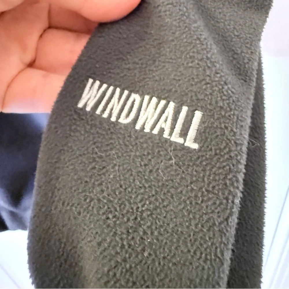 The North Face Black Performance Jacket with Zip-Up Front WINDWALL